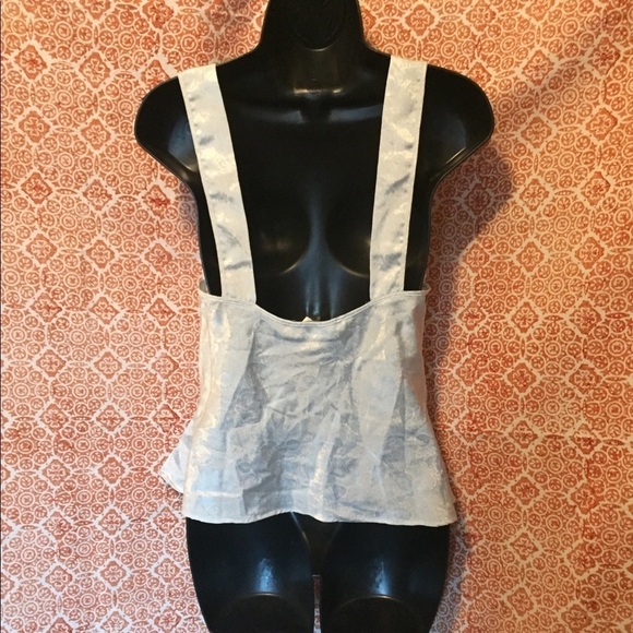 Val Mode Lingerie | Vintage Old Hollywood Delicate Blue Lace Cami - Size M - Picture 9 of 10